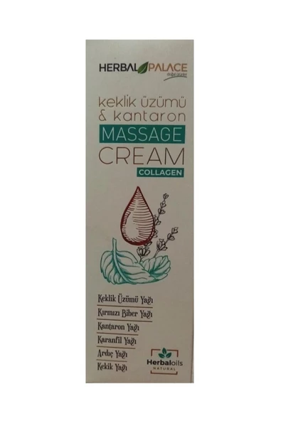 Herbal Palace Keklik Üzümü&kantaron Massage Cream 100 Ml