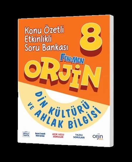 FENOMEN YAYINLARI Orjin 8 Din Kültürü Ve Ahlak Bilgisi Konu Özetli Etkinlikli Soru Bankası