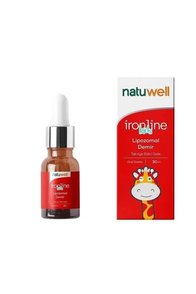 Natuwell Ironline Kids Lipozomal Demir Damla 30 Ml