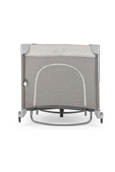Kanz Sleepside +Plus Anne Yanı Park Yatak ve Oyun Parkı Gri - 10