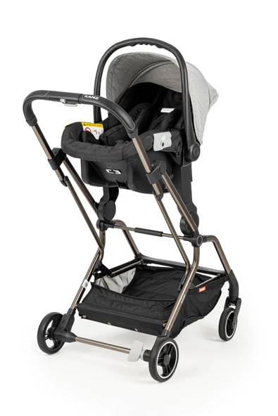 Kanz Smart Travel Sistem Bebek Arabası Gri - 10