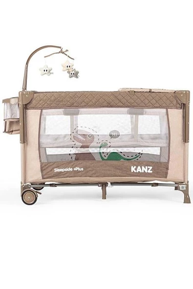 Kanz Sleepside +Plus Anne Yanı Park Yatak ve Oyun Parkı Kahve