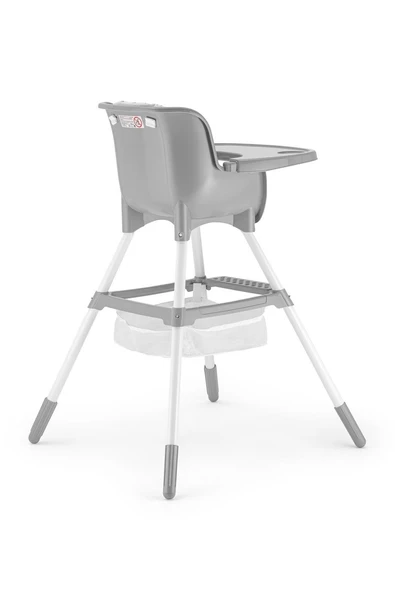 Kanz Seul Sepetli Mama Sandalyesi Gri - 6