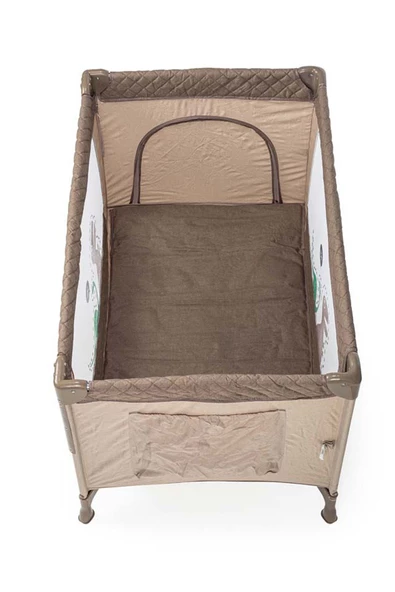 Kanz Sleepside +Plus Anne Yanı Park Yatak ve Oyun Parkı Kahve - 9