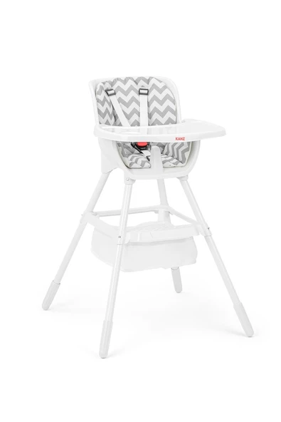 Kanz Seul Sepetli Mama Sandalyesi Beyaz - 2