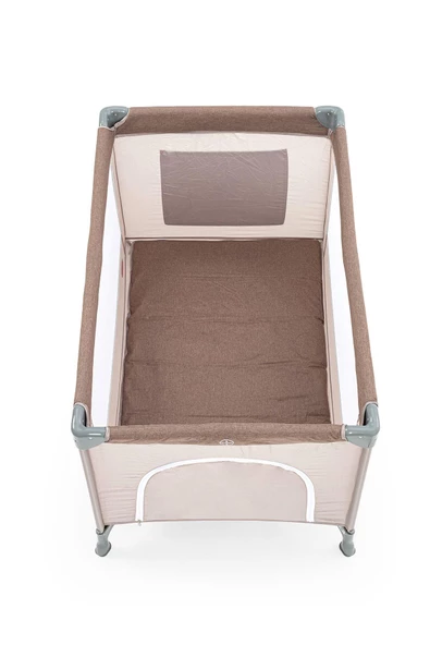 Kanz Pure&Sımple Park Yatak Oyun Parkı Kahve - 5