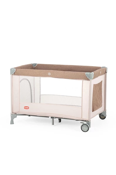 Kanz Pure&Sımple Park Yatak Oyun Parkı Kahve - 3