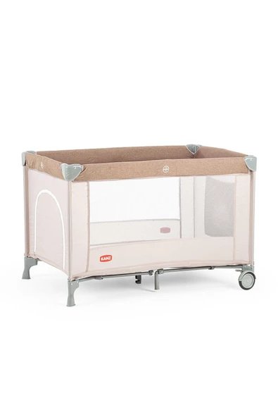 Kanz Pure&Sımple Park Yatak Oyun Parkı Kahve - 2