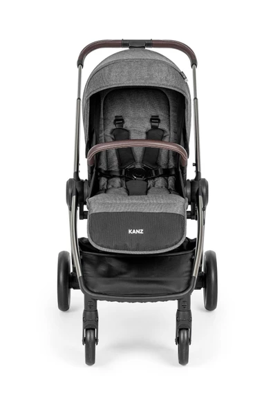 Kanz v-Go2 Travel Sistem Bebek Arabası Gri - 3
