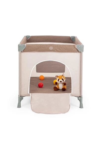 Kanz Pure&Sımple Park Yatak Oyun Parkı Kahve - 6