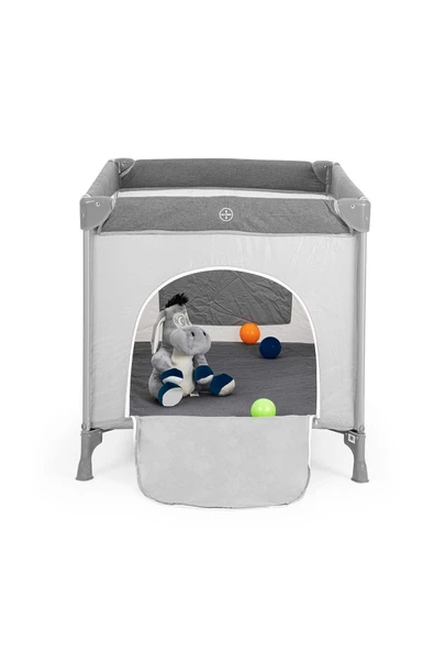 Kanz Pure&Sımple Park Yatak ve Oyun Parkı Gri - 6