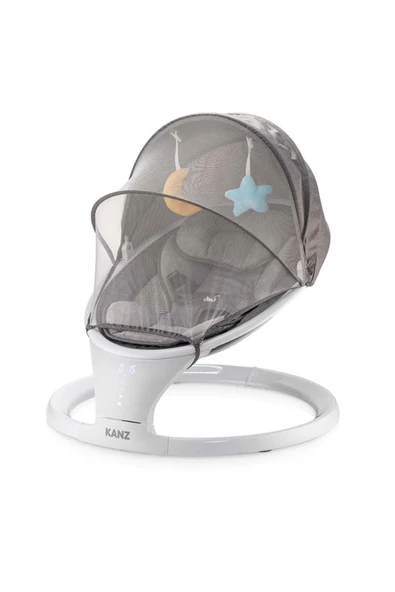 Kanz Swan Elektrikli&Kumandalı Ana Kucağı Gri - 2