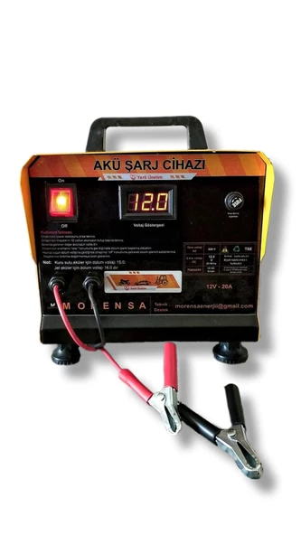 12 VOLT 20 AMPER AKÜ ŞARJ CİHAZI