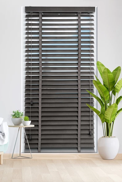 ASANSU HOME Kumaş Jaluzi Perde İpli - 3