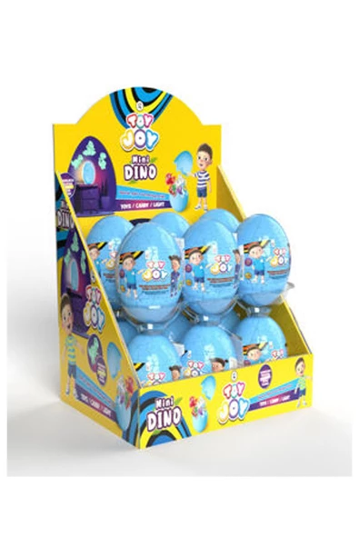 TOYJOY Mını Dıno Çatlak Yumurta 7gr Mavi 12 Adet