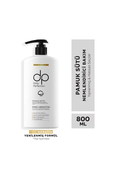 dp Daily Perfection Şampuan Pamuk Sütü 800 ml - 2