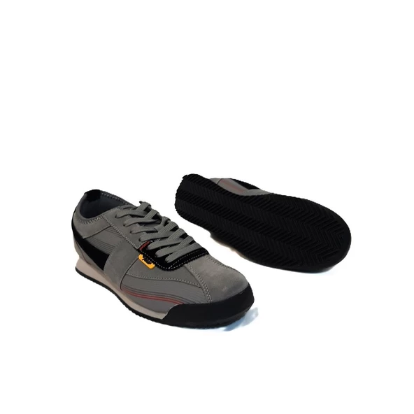 Jump 29072 Gri Kaymaz İnce Taban Erkek Spor Ayakkabı - Resim 2