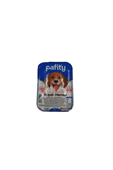 Pafity PAFİTY KUZU ETLİ VE PİRİNÇLİ KURU KÖPEK MAMASI 150 GR (18 ADET) SEVGİ MAMASI