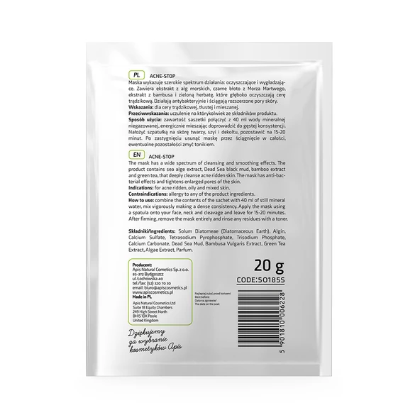 Alg Maskesi - Akne Giderici - 3 Adet - 20gr - 4