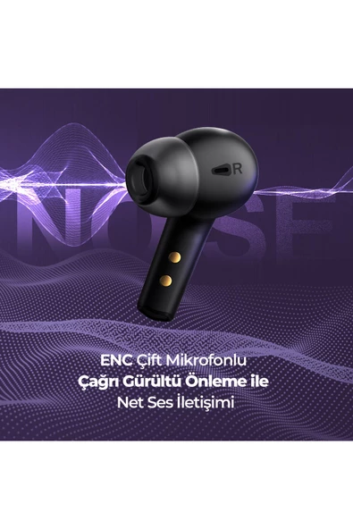 Havit  TW970 TWS RGB Gaming Bluetooth Kulaklık - 2.4GHz ve Bluetooth Modu - Beyaz - 6