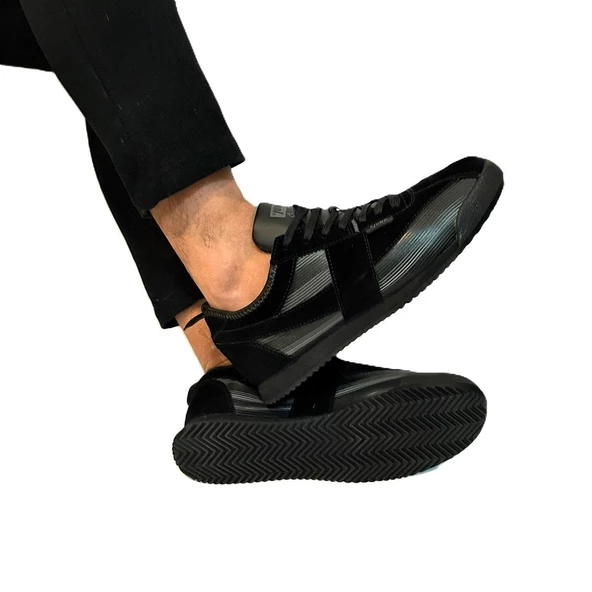 Jump 29072 Siyah Kaymaz İnce Taban Erkek Spor Ayakkabı - Resim 2