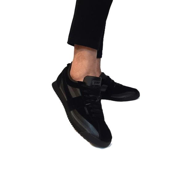 Jump 29072 Siyah Kaymaz İnce Taban Erkek Spor Ayakkabı - Resim 5