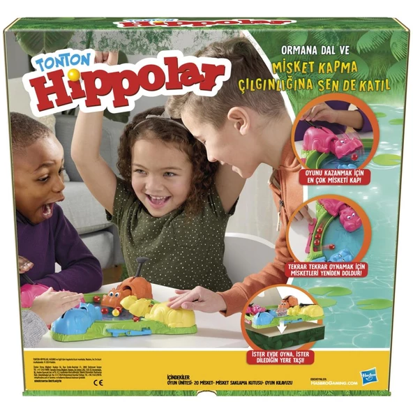 Hasbro Tonton Hippolar Çılgın Misket Kapmaca F8815 - 5