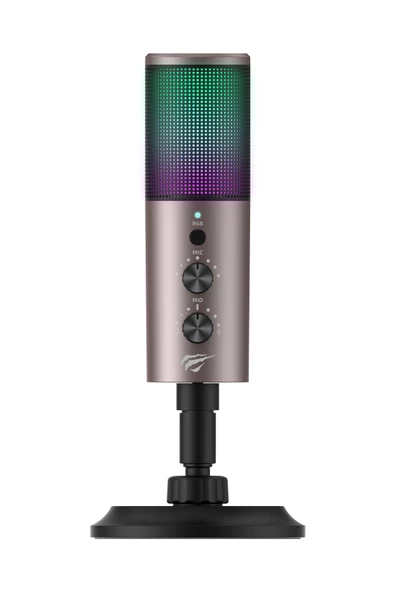 Havit  Gamenote GK61 RGB Gaming Profesyonel Oyuncu Yayıncı Mikrofonu - Resim 2