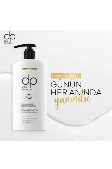dp Daily Perfection Şampuan Pamuk Sütü 800 ml - 4