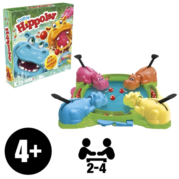 Hasbro Tonton Hippolar Çılgın Misket Kapmaca F8815 - 3