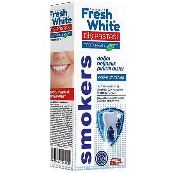 Fresh White Diş Pastası Smokers 90 gr