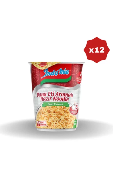 İndomie Indomie Aromalı Erişte Et 60G X 12 ADET