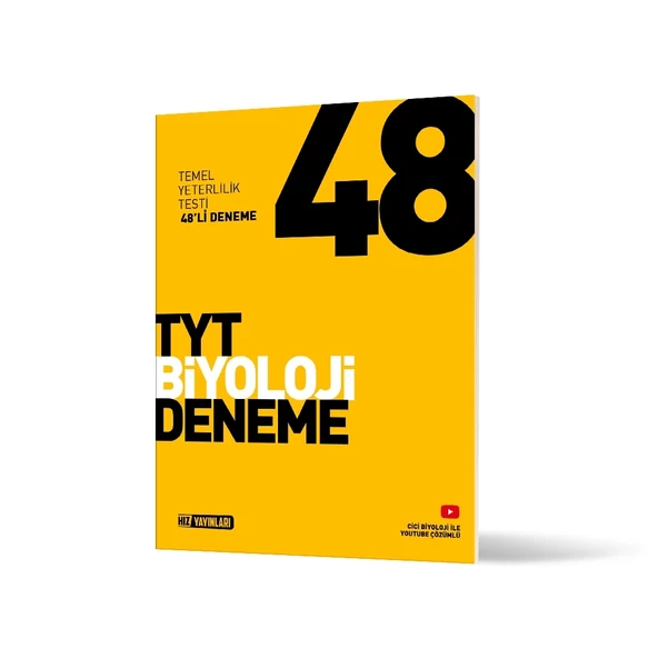 Hız Yayınları TYT 48'li Biyoloji Denemeleri