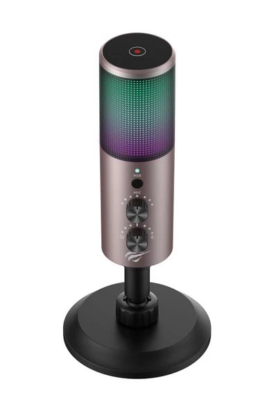 Havit  Gamenote GK61 RGB Gaming Profesyonel Oyuncu Yayıncı Mikrofonu - Resim 3