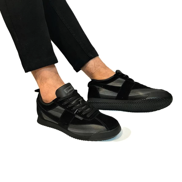 Jump 29072 Siyah Kaymaz İnce Taban Erkek Spor Ayakkabı - Resim 3