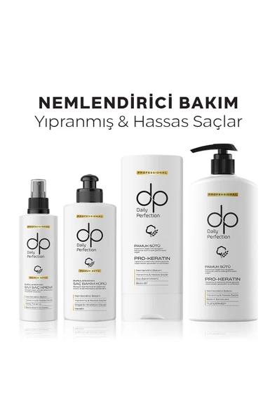 dp Daily Perfection Şampuan Pamuk Sütü 800 ml - 5