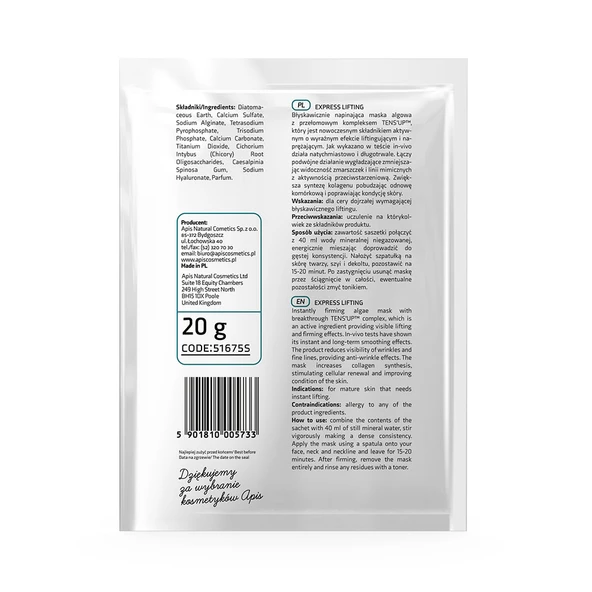 Ekspres Lifting - Alg Maskesi - 3 Adet - 20gr - 3