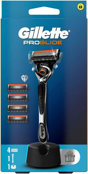 Gillette Fusion 5 Flexball Proglide Tıraş Makinesi + 4 Up Yedek Tıraş Bıçağı + Premium Stand