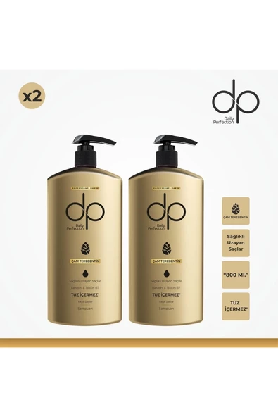 dp Daily Perfection Şampuan Çam Terebentin 800 ml X 2 Adet