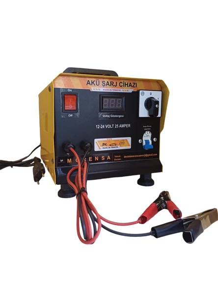 12/24 VOLT 25 AMPER AKÜ ŞARJ CİHAZI