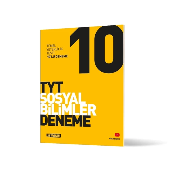 Hız Yayınları TYT 10'lu Sosyal Bilimler Denemeleri