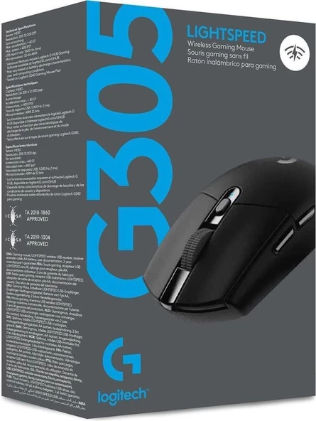 Logitech G305 910-005283 Siyah Lightspeed Optik Kablosuz Oyuncu Mouse - Teşhir - 2