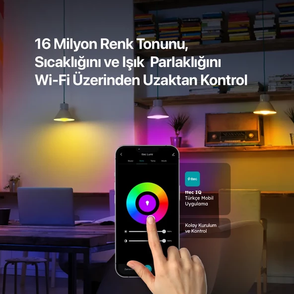 TTEC Lumi Smart Multicolor Wi-Fi LED Bulb - 2