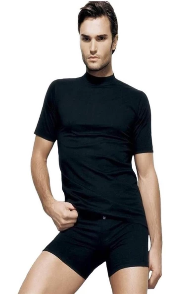 Çift Kaplan 930 Amerikan Yaka Erkek Fanila T-Shirt - 3