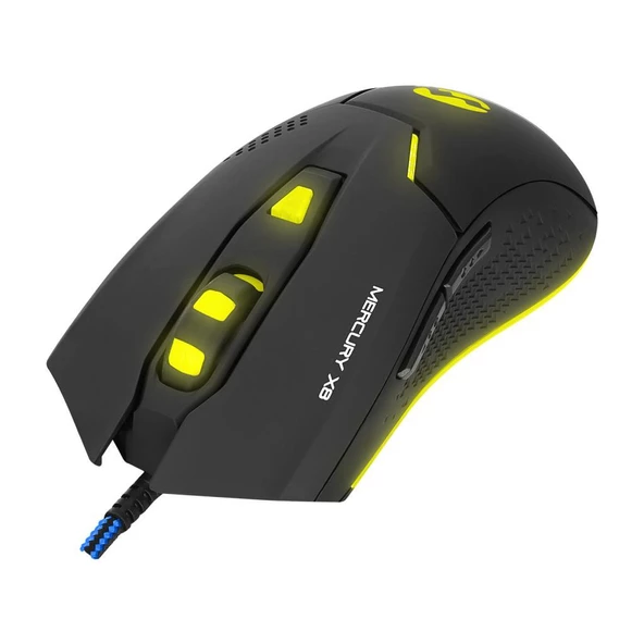 Everest Mercury X8 Usb Siyah 6D Optik Oyun Mouse - 4