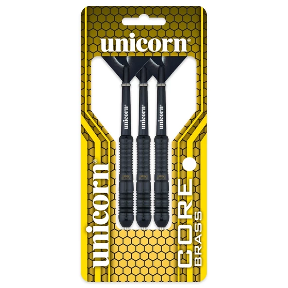 Unicorn Core Black Brass Tip 2 Çelik Uçlu Dart Set 22g