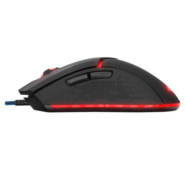 Everest Mercury X8 Usb Siyah 6D Optik Oyun Mouse - 5