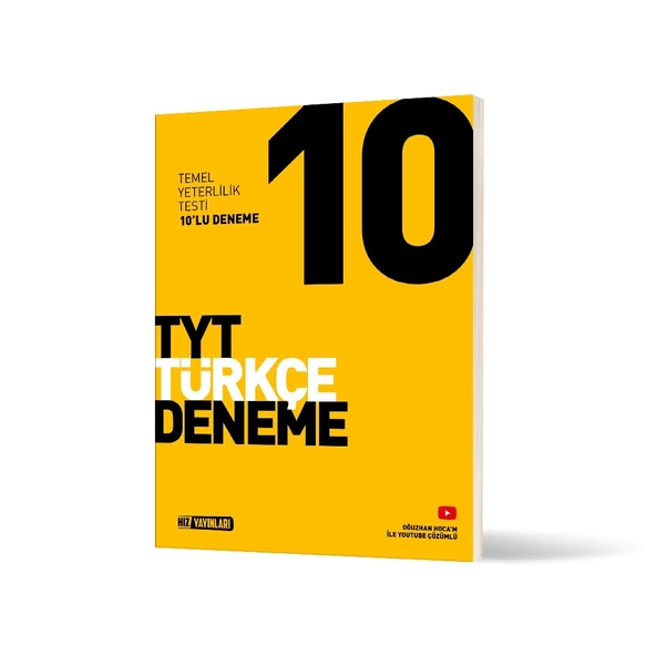 Hız Yayınları TYT 10'lu Türkçe Denemeleri