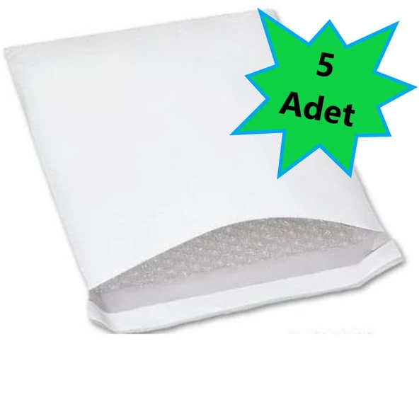 Perul Kaplamalı Balonlu Patpat Torba Bantlı 24x32 +5 (5 Adet) Baloncuklu Torba - Resim 2