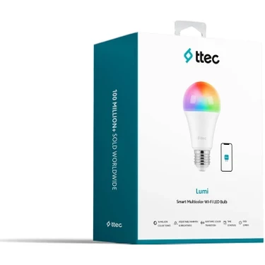 TTEC Lumi Smart Multicolor Wi-Fi LED Bulb